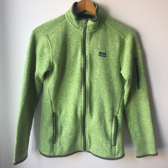 Patagonia Sweaters - Patagonia Full Zip Better Sweater Green